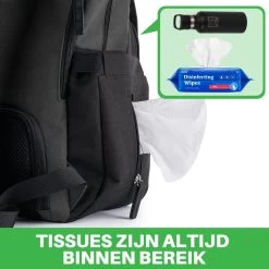 Brisby Slijtvaste Luiertas – Verzorgingstas - Two Tone Zwart En Donkergrijs - Inclusief Verschoonmatje - Isoleervakken - Met Geïntegreerde Kinderwagen Haken -Babyproducten Uitverkoop 1200x1200 399