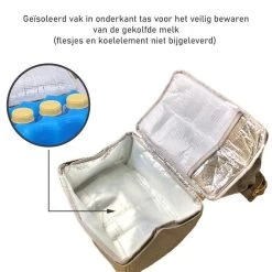 Rose & Ollie Kolftas Rugtas Grijs - Koeltas Moedermelk -Babyproducten Uitverkoop 1200x1200 429