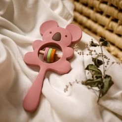 Merkloos Bijtring - Rammelaar - Babys - Speelgoed - Babyspeelgoed - Kraamcadeau - Siliconen - BPA Vrij - Roze -Babyproducten Uitverkoop 1200x1200 43