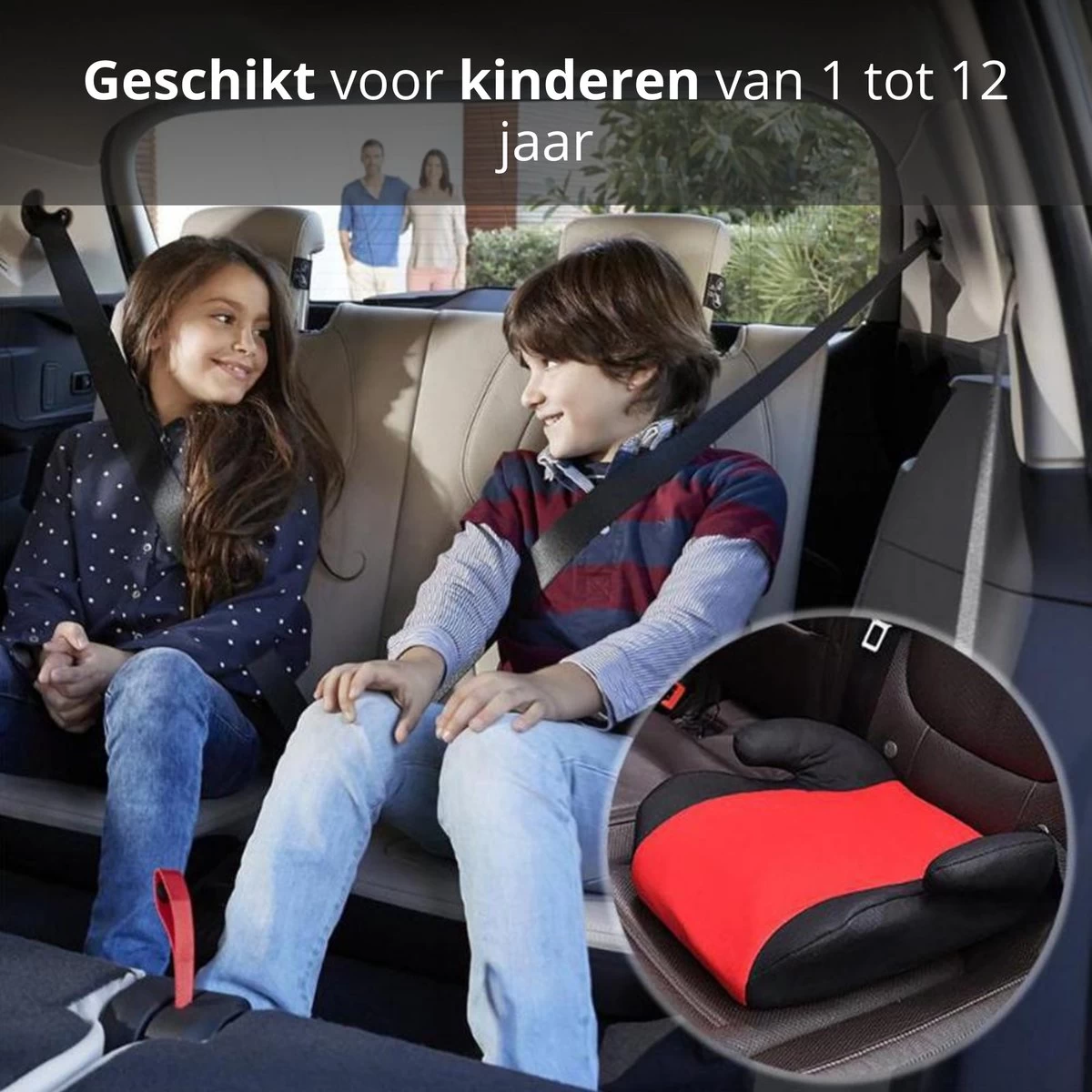 Vianza Zitverhoger Auto Incl. Gordelbeschermer - Kinderzitje Auto 7 Vianza Zitverhoger Auto Incl. Gordelbeschermer - Kinderzitje Auto - Afbeelding 7