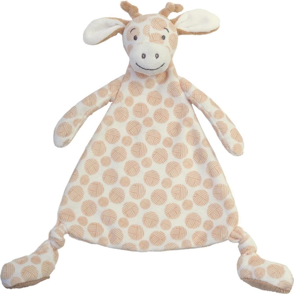 Happy Horse Giraf Gessy Knuffeldoekje - Beige - Baby Cadeau 1 Happy Horse Giraf Gessy Knuffeldoekje - Beige - Baby Cadeau