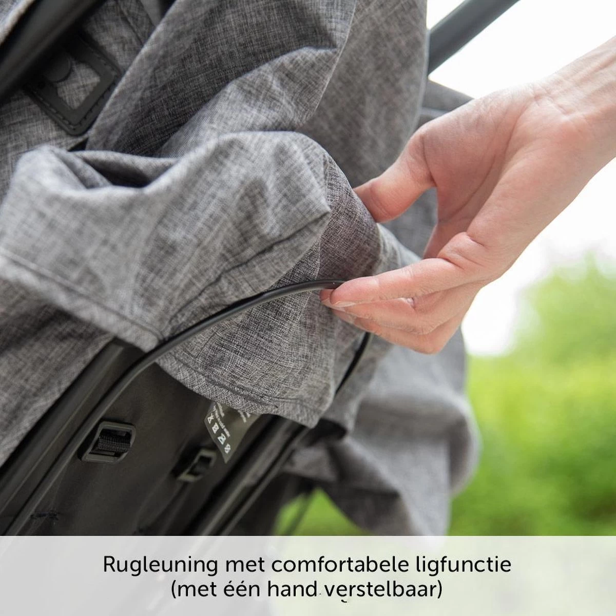 ABC Design Duo Kinderwagen Twin Circle Line - Inclusief Regenhoes - Woven Graphite 12 ABC Design Duo Kinderwagen Twin Circle Line - Inclusief Regenhoes - Woven Graphite - Afbeelding 12