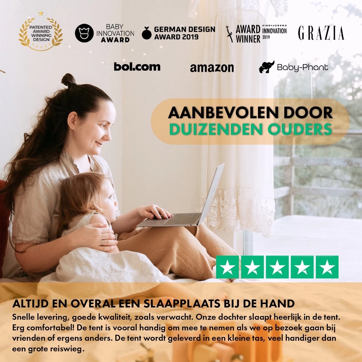 Deryan Baby Luxe Campingbedje – Inclusief Zelfopblaasbare Matras - Zwart 7 Deryan Baby Luxe Campingbedje – Inclusief Zelfopblaasbare Matras - Zwart - Afbeelding 7