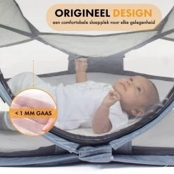 Deryan Baby Luxe Campingbedje – Inclusief Zelfopblaasbare Matras - Cream -Babyproducten Uitverkoop 1200x1200 627