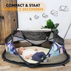 Deryan Baby Luxe Campingbedje – Inclusief Zelfopblaasbare Matras - Story -Babyproducten Uitverkoop 1200x1200 650