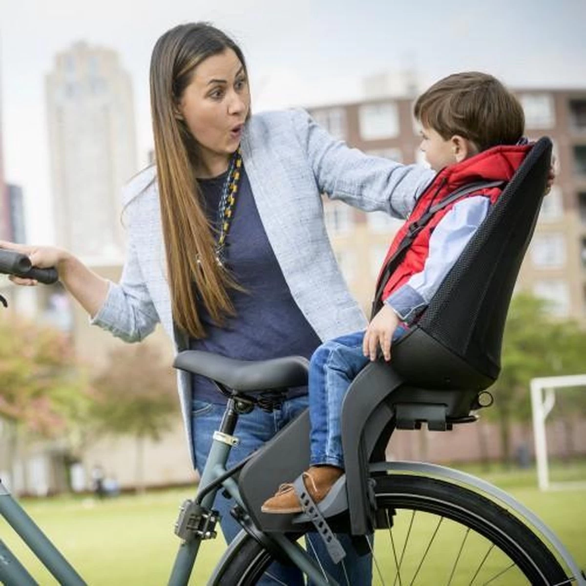 Qibbel Air Fietsstoeltje Achter Bagagedrager Bevestiging - Black 5 Qibbel Air Fietsstoeltje Achter Bagagedrager Bevestiging - Black - Afbeelding 5