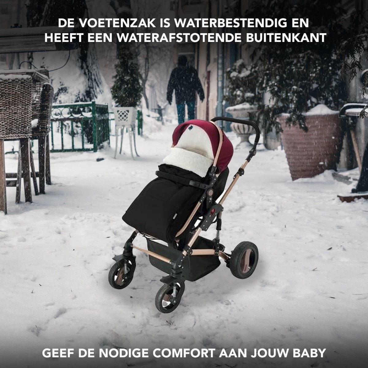 Achaté Voetenzak - Voor Kinderwagen Of Stoeltje – Baby Slaapzak - Autostoel - Donkerblauw 3 Achaté Voetenzak - Voor Kinderwagen Of Stoeltje – Baby Slaapzak - Autostoel - Donkerblauw - Afbeelding 3