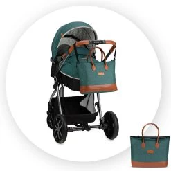 MoMi Kinderwagen - Compacte 2 In 1 Combiwagen - Limuru - Groen (geschikt Van 0-3 Jaar) -Babyproducten Uitverkoop 1200x1200 932