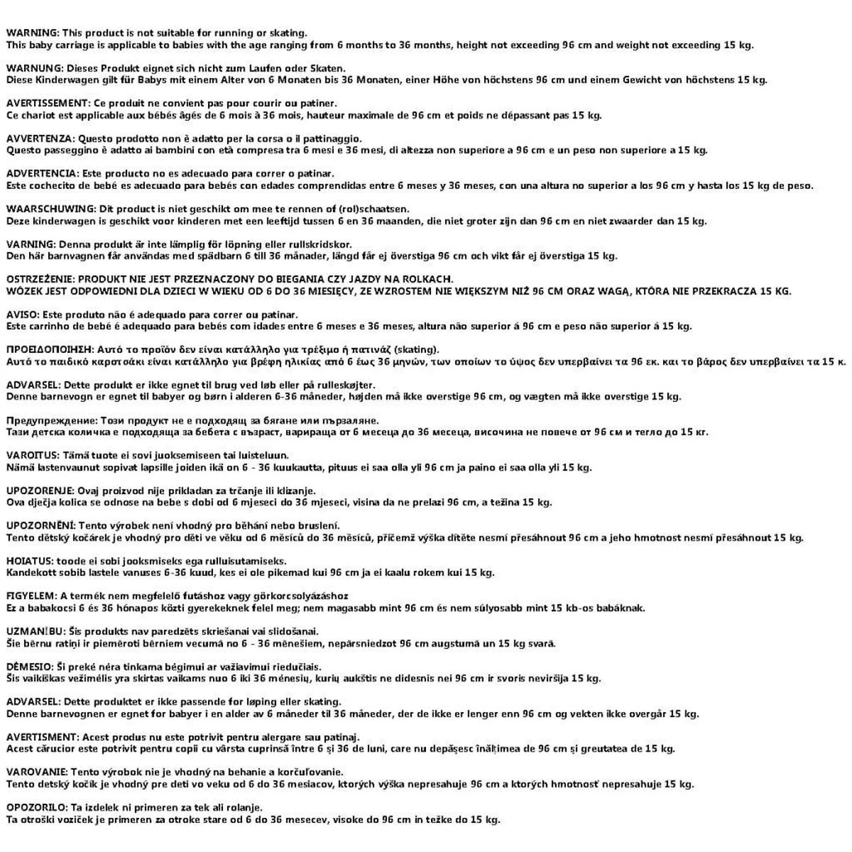 VidaXL Kinderwagen Dubbel Staal Grijs En Zwart 9 VidaXL Kinderwagen Dubbel Staal Grijs En Zwart - Afbeelding 9