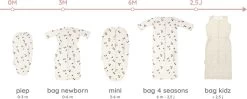Puckababy Babyslaapzak Bag Newborn 0-6 Maanden - 70 Cm - Alle Seizoenen - Lucky Clover