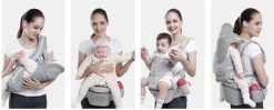 Ergonomische Draagzak Baby 15 In 1 - Draagdoek Tot 25 Kg - Baby Drager - Baby Carrier - Multifunctioneel - Grijs -Babyproducten Uitverkoop 1200x483 2