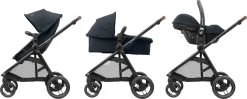 Maxi-Cosi Zelia³ Kinderwagen - Essential Graphite (zwart Frame + Bruin Leer) -Babyproducten Uitverkoop 1200x483 4