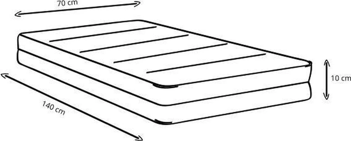 Peuter Matras Koudschuim Air 70x140 2 Peuter Matras Koudschuim Air 70x140 - Afbeelding 2