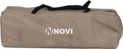 Reisbed Novi Baby® Nora Luxe Sand/Black -Babyproducten Uitverkoop 1200x484 1