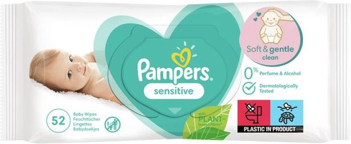 Pampers® Pampers - Billendoekjes Sensitive Navulpak - 624 Doekjes 17 Pampers® Pampers - Billendoekjes Sensitive Navulpak - 624 Doekjes - Afbeelding 17