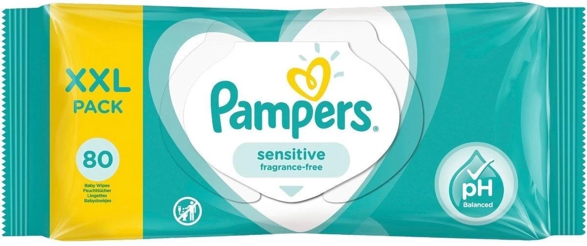 Pampers® Pampers - Fresh Clean - Billendoekjes - 80 Doekjes - 1 X 80 1 Pampers® Pampers - Fresh Clean - Billendoekjes - 80 Doekjes - 1 X 80