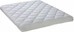 ABZ Baby Matras Met Wasbare Hoes - 95x75x6 Cm - Wit