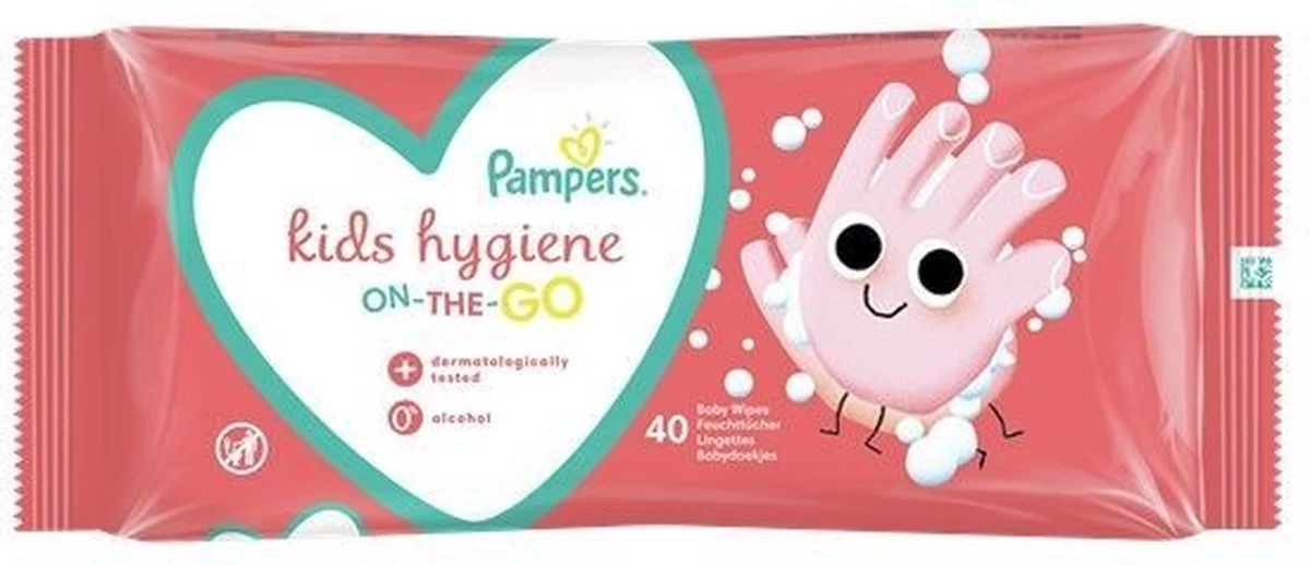 Pampers® Pampers - Snoetenpoetsers - On-The-Go Kids Hygiene - 360 Doekjes - 9 X 40 3 Pampers® Pampers - Snoetenpoetsers - On-The-Go Kids Hygiene - 360 Doekjes - 9 X 40 - Afbeelding 3