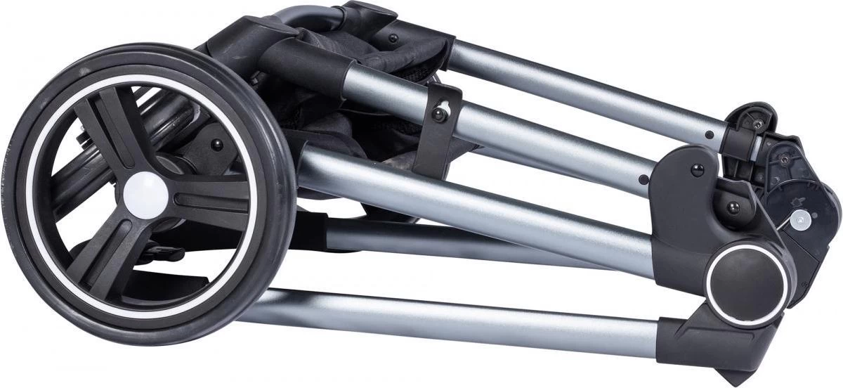 Puck Stroller 3 In 1 Max Zwart Met Frame Antra Incl Autostoel/Adapter/Mamabag 4 Puck Stroller 3 In 1 Max Zwart Met Frame Antra Incl Autostoel/Adapter/Mamabag - Afbeelding 4