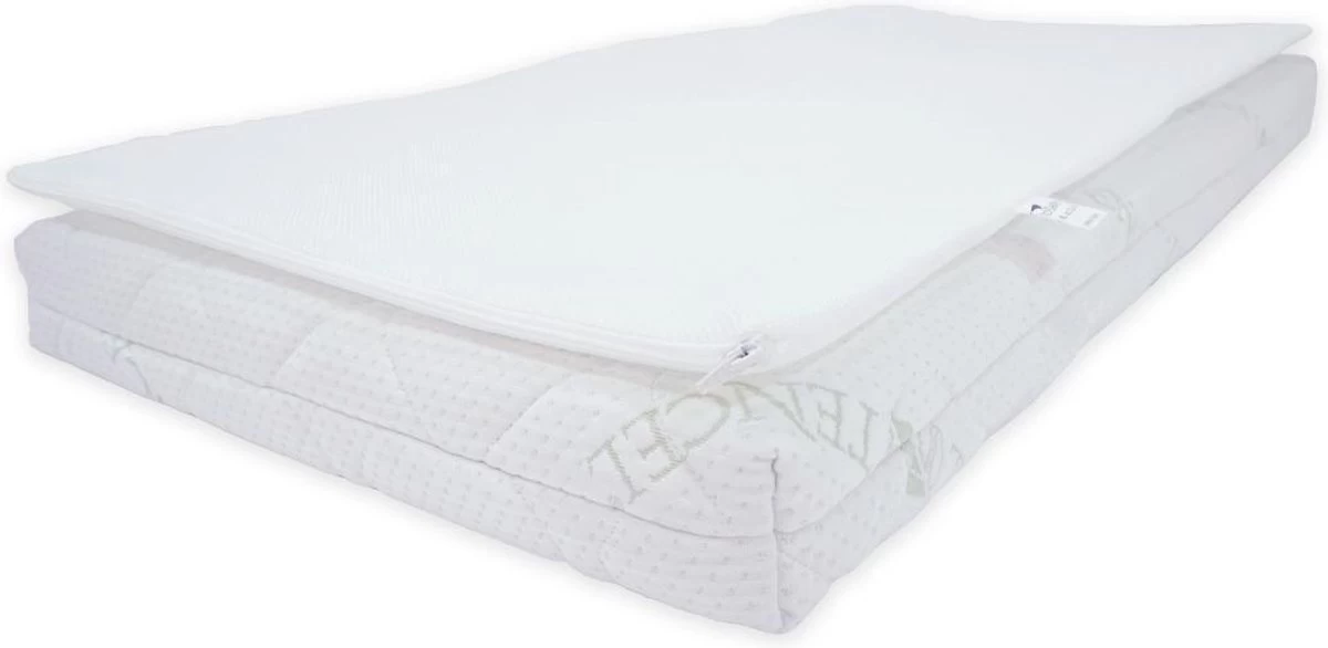 ABZ Babymatras Combi Witte Panter - Inclusief Topper Airgosafe - 60x120 Cm 19 ABZ Babymatras Combi Witte Panter - Inclusief Topper Airgosafe - 60x120 Cm - Afbeelding 19