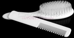 Merkloos Babyborstel En Babykam - Wit - Zeer Zachte Haartjes - Voor Baby's -Babyproducten Uitverkoop 1200x623 4