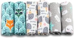 Flanellen Luiers - 80 X 80cm - 6 Pack - Flanellen Doeken Van Flanel Katoen - Mint - Fensilo -Babyproducten Uitverkoop 1200x625 2