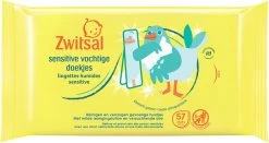 Zwitsal - Sensitive Snoetenpoetsers - Beestenboel - 1 X 57 Stuks - 57 Toetendoekjes -Babyproducten Uitverkoop 1200x636 4