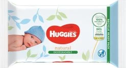 Huggies Billendoekjes - Biologisch Afbreekbaar - 100% Plasticvrij - 18 X 48 Stuks - 864 Doekjes -Babyproducten Uitverkoop 1200x649 2
