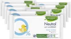 Neutral - Baby Billendoekjes - 48 X 52 = 2496 Stuks - 0% Parfum 12 Neutral - Baby Billendoekjes - 48 X 52 = 2496 Stuks - 0% Parfum -Babyproducten Uitverkoop 1200x662 5