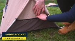 NOMAD® Baby Tent Campingbedje |118x68x75 Cm | Babytent / Peuter Slaaptent / Strandtent| Incl Opberghoes -Babyproducten Uitverkoop 1200x668 1