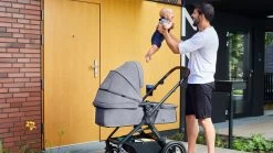 Kinderkraft B-Tour Ash Grey 3-in-1 Combi Kinderwagen Incl. Autostoel KSBTOU00DGR3000 -Babyproducten Uitverkoop 1200x675 13