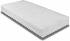 Ledikant Matras 60x120 X10 Cm Koudschuim Hybrid Matras Met Anti-allergische Wasbare Hoes / Tijk Met Rits