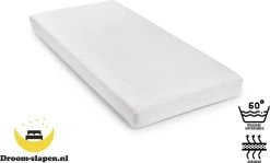 Matras - Baby/junior/peuter Matras Koudschuim 70x140 12cm - Anti Allergische Bamboo Tijk