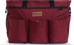 Merkloos Decopatent® Luiertas Schoudertas - Baby Verzorgingstas - Incl Verschoningsmatje & Flessenhouder - Vakken - Jongens/Meisjes - Grijs -Babyproducten Uitverkoop 1200x732