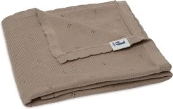 Jollein Baby Deken Wieg 75x100cm Pointelle - Biscuit -Babyproducten Uitverkoop 1200x757 3