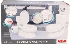 Basic Dolu Educatief Kinder Toilet Met Geluid - Wit -Babyproducten Uitverkoop 1200x769