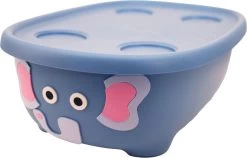 Prince Lionheart Tubimal® Met Hangmat | Baby & Peuter Badje | Opbergruimte Met Deksel | Stapelbaar | Herbruikbaar - Blauw / Olifant -Babyproducten Uitverkoop 1200x770