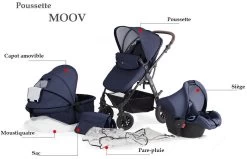 Kinderkraft Moov 3 In 1 Kinderwagen - Inclusief Autostoel - Navy -Babyproducten Uitverkoop 1200x773 2