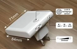 Merkloos 2 X Stopcontact Lampje Met Bewegingssensor – Plugin Ledlamp – Nachtlampje - Warm Licht – Dimbaar 20 Merkloos 2 X Stopcontact Lampje Met Bewegingssensor – Plugin Ledlamp – Nachtlampje - Warm Licht – Dimbaar -Babyproducten Uitverkoop 1200x775 3