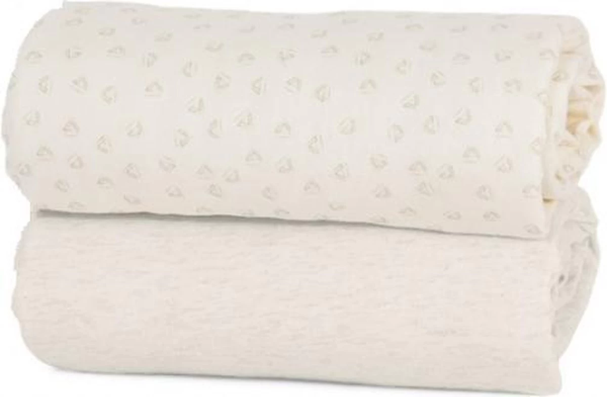 Tutti Bambini Cozee Hoeslakens Bedside Wieg - Neutral/Pebbel 3 Tutti Bambini Cozee Hoeslakens Bedside Wieg - Neutral/Pebbel - Afbeelding 3