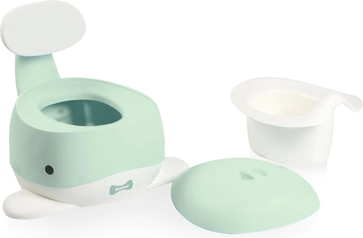 Baninni Plaspotje Potty Whale Groen 7 Baninni Plaspotje Potty Whale Groen - Afbeelding 7