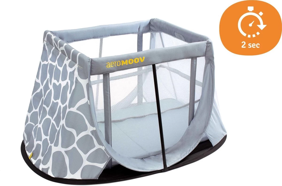 AeroMoov Instant Travel Cot Reisbed - Giraph Sky 4 AeroMoov Instant Travel Cot Reisbed - Giraph Sky - Afbeelding 4