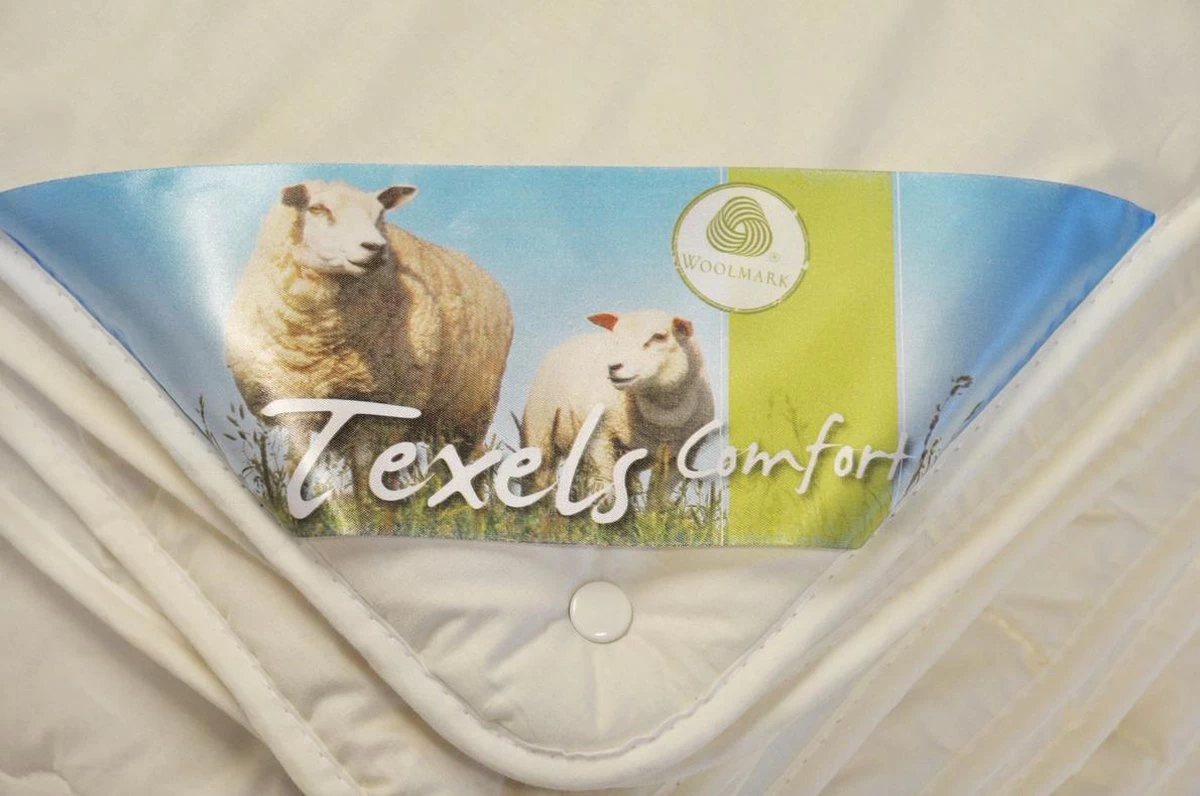 4-Seizoenen 100% Zuivere Texels Schapenwol Kinderdekbed (100x135cm) 2 4-Seizoenen 100% Zuivere Texels Schapenwol Kinderdekbed (100x135cm) - Afbeelding 2