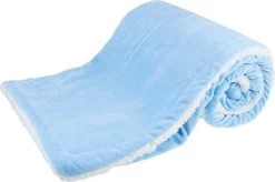 Soft Touch Fleece Deken Stars Junior 75x100 Cm Polyester Blauw