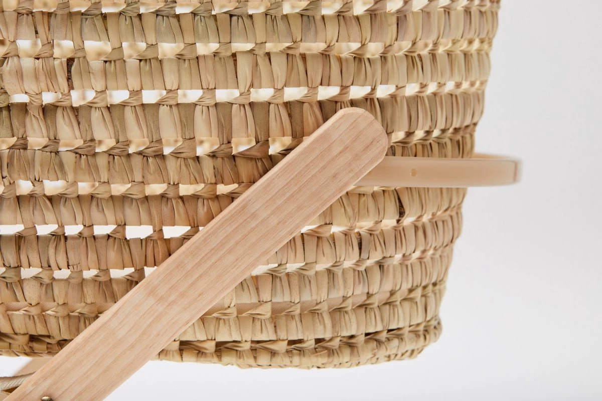 The Little Green Sheep Houten Moses Basket Standaard Hout 5 The Little Green Sheep Houten Moses Basket Standaard Hout - Afbeelding 5