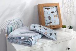 Sensillo Baby Dekbed En Kussen - Cadeau Set - Katoen - Blauw -Babyproducten Uitverkoop 1200x800 318