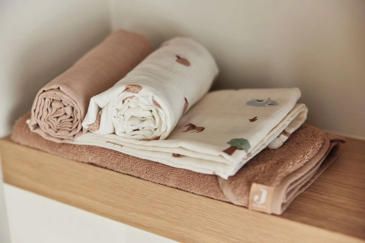 Jollein Hydrofiele Doek Large 115x115cm Farm- 2 Stuks 2 Jollein Hydrofiele Doek Large 115x115cm Farm- 2 Stuks - Afbeelding 2