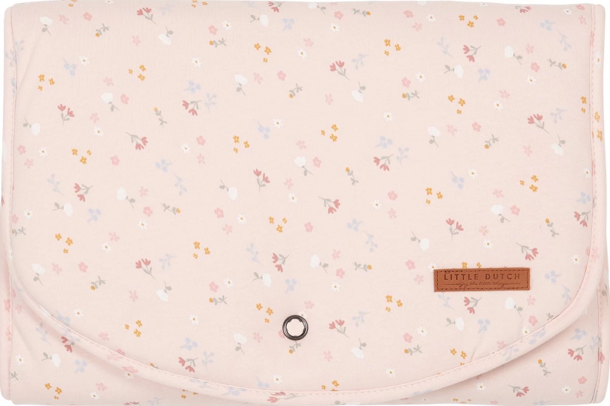 Little Dutch Verschoningsmatje Little Pink Flowers 2 Little Dutch Verschoningsmatje Little Pink Flowers - Afbeelding 2