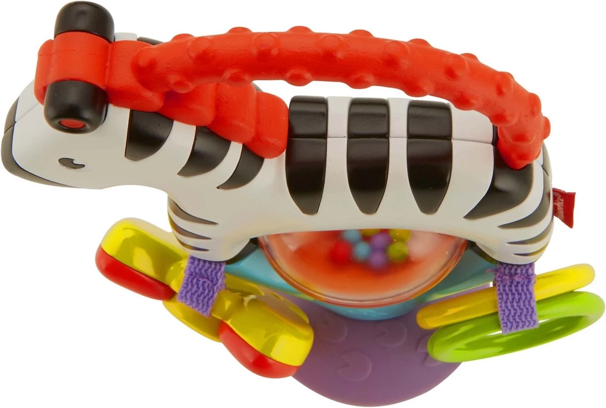 Fisher Price - Activity Zebra - Rammelaar - Speeltje En Bijtring - Grijpspeelgoed 7 Fisher Price - Activity Zebra - Rammelaar - Speeltje En Bijtring - Grijpspeelgoed - Afbeelding 7