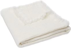 Jollein Baby Deken Ledikant 120x120cm Muslin Fringe - Ivory -Babyproducten Uitverkoop 1200x812 1